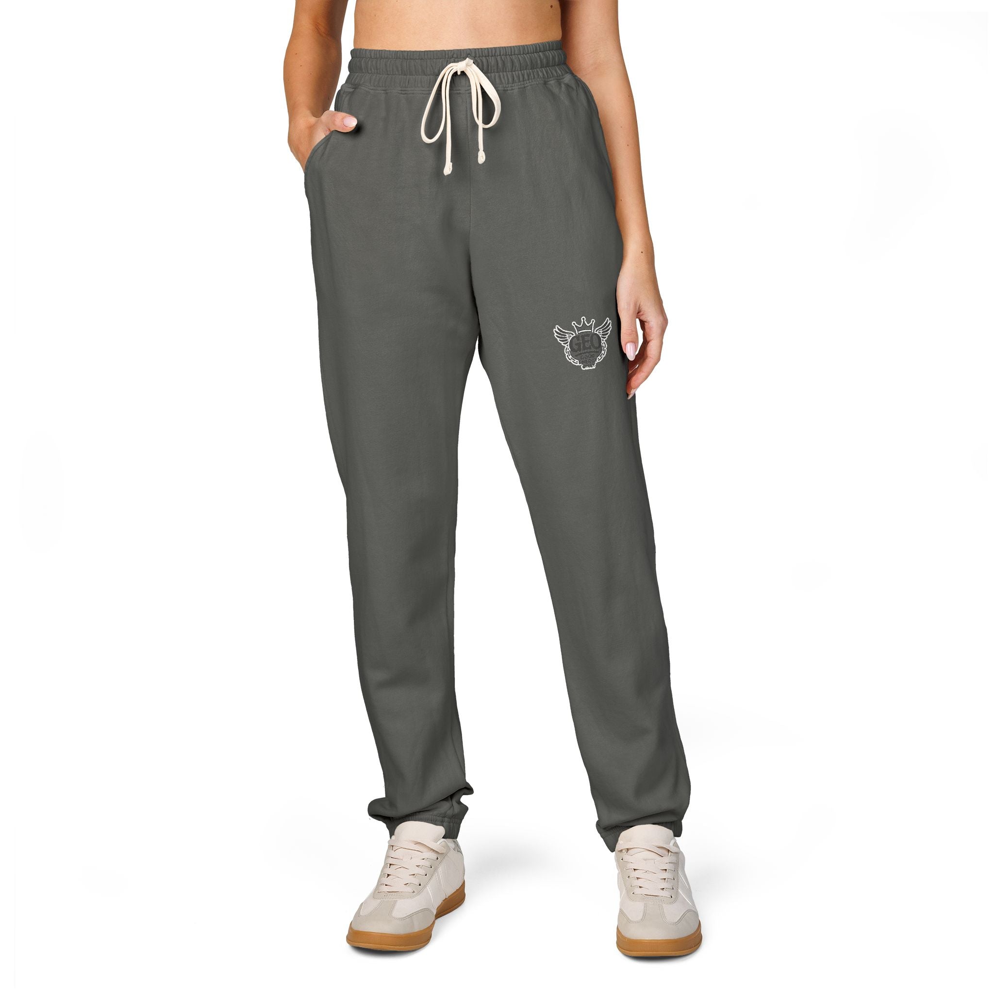 Good Energy Only Street joggers — Cozy Garment-Dyed Fleece Joggers