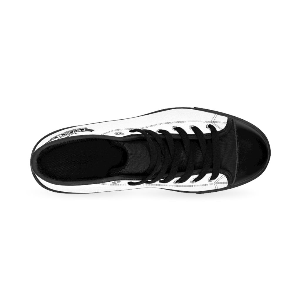 Classic High-Top Sneakers — Geo Crest Logo