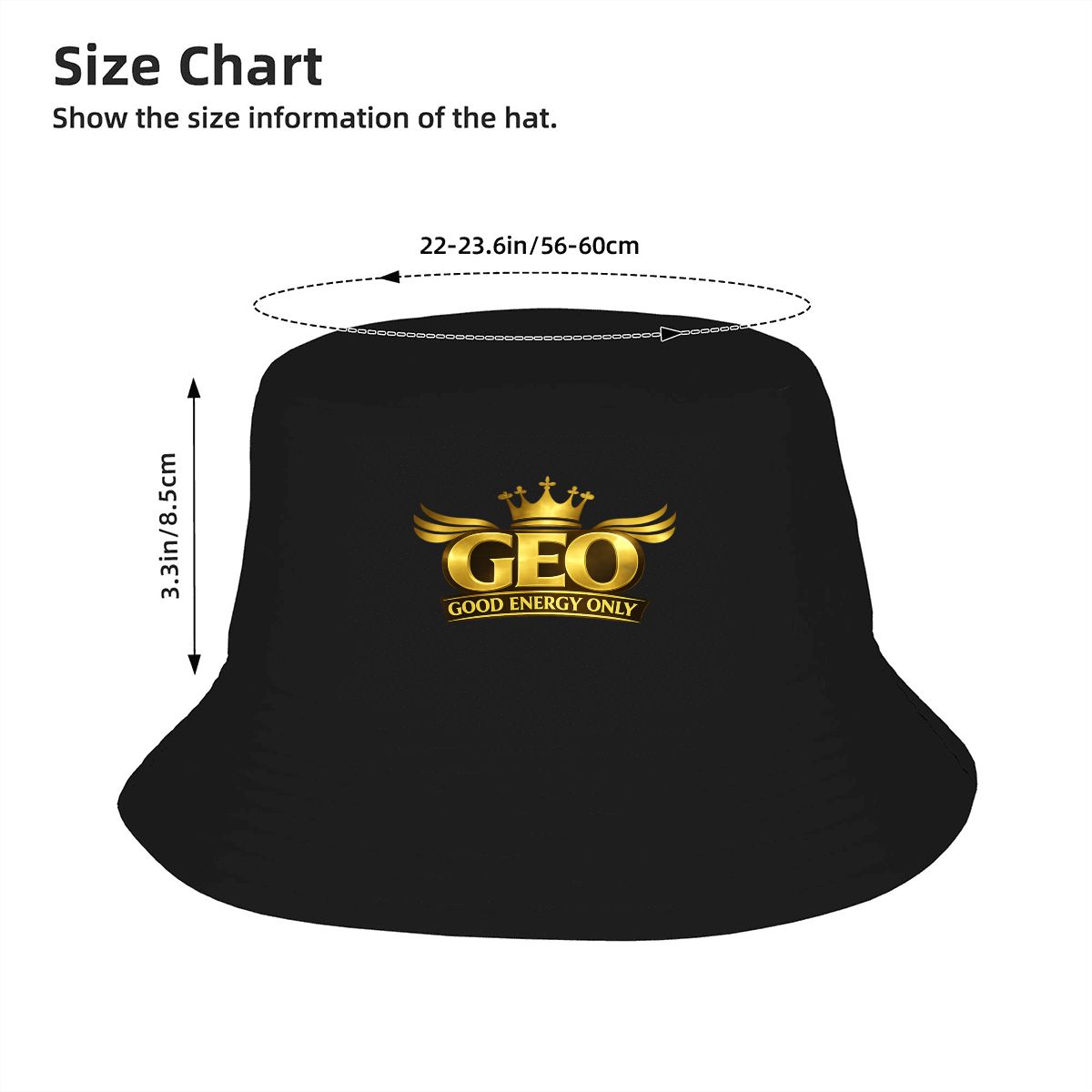 GEO Adult Double-Layer Bucket Hat (Made in USA)