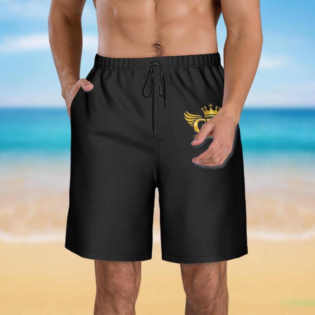 GEO Men's Beach Shorts | Men's Summer Beach Shorts | Quick Dry Swim Shorts | Casual Vacation Shorts| GEO Men's Beachwear | Lightweight Beach Shorts | Stylish Men’s Swimwear | Tropical Holiday Shorts
