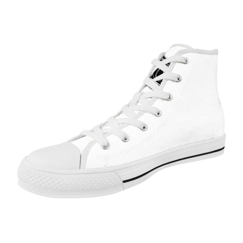 Men's High Top Canvas Shoes (Customized Tongue)